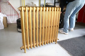 Powdercoated radiator